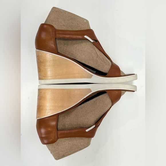 CAMPER Tan LIMI T Strap wedge sandal size  37/7US - Picture 5 of 8